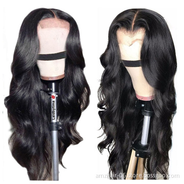 Wholesale Vendors Virgin Raw Brazilian Human Hair 4x4 5x5 Hd Lace Frontal Closure Wig Cheap Full Lace Front Wigs For Black Women